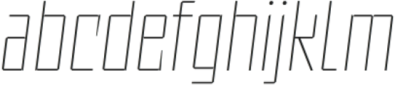 UT Sracotien Oblique Condensed Thin otf (100) FONT