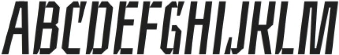 UT Sracotien Oblique ExtraCondensed otf (400) Font UPPERCASE