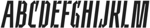 UT Sracotien Oblique UltraCondensed otf (400) Font UPPERCASE
