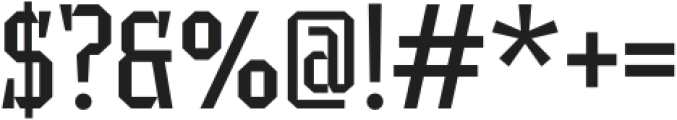 UT Sracotien SemiCondensed otf (400) Font OTHER CHARS
