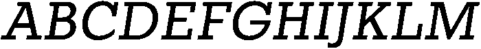 UT Symbold Oblique otf (700) Font UPPERCASE