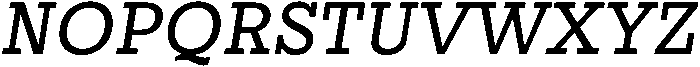 UT Symbold Oblique otf (700) Font UPPERCASE