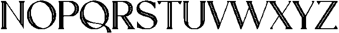 UTApexe Inline otf (400) Font UPPERCASE