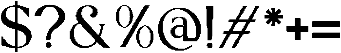 UTApexe Regular otf (400) Font OTHER CHARS