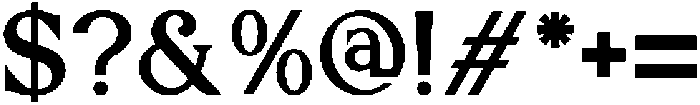 UTApexeBold Regular otf (700) Font OTHER CHARS