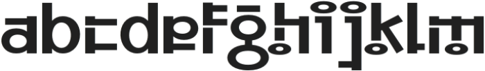 UTONAF-Regular otf (400) Font LOWERCASE