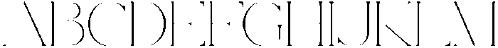 Utorus Regular otf (400) Font UPPERCASE