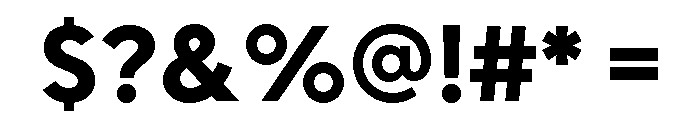 Utendo Bold Font OTHER CHARS
