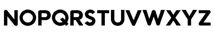 Utendo Bold Font UPPERCASE