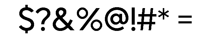 Utendo Regular Font OTHER CHARS