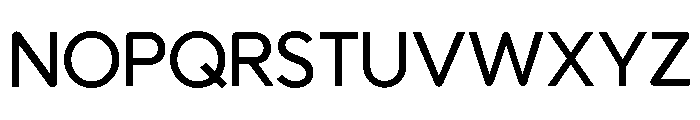 Utendo Regular Font UPPERCASE