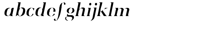 Utile Caustic Italic Font LOWERCASE