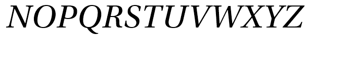 Utopia Italic Font UPPERCASE