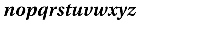 Utopia SemiBold Caption Italic Font LOWERCASE