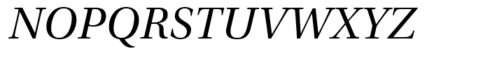 Utopia Subhead Italic Font UPPERCASE