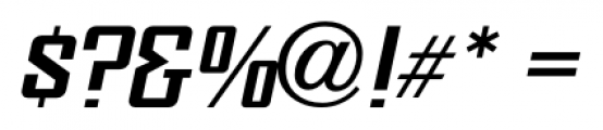 Utica JNL Oblique  Font OTHER CHARS