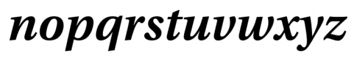 Utopia Std Caption Semi Bold Italic Font LOWERCASE