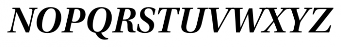 Utopia Std Subhead Semi Bold Italic Font UPPERCASE