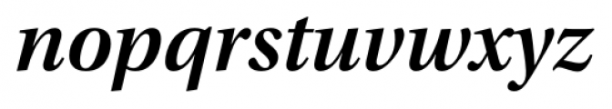 Utopia Std Subhead Semi Bold Italic Font LOWERCASE