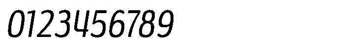 UT Ayonah Oblique Rounded Font OTHER CHARS