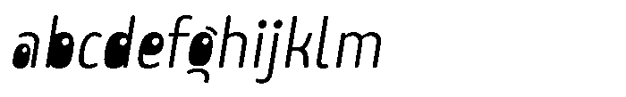 UT Ayonah Oblique Rounded FONT