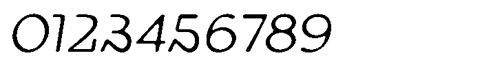 UT Cadiro Oblique Rounded Font OTHER CHARS