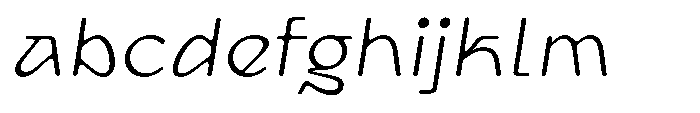 UT Cadiro Oblique Rounded FONT