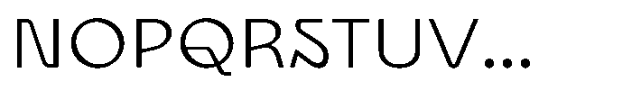 UT Cadiro Regular Font UPPERCASE