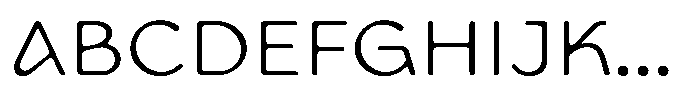 UT Cadiro Rounded Font UPPERCASE