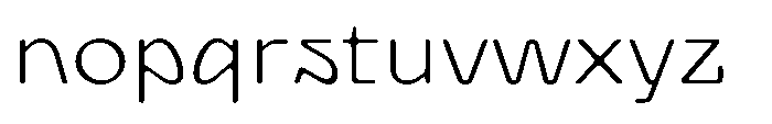UT Cadiro Rounded Font LOWERCASE