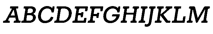 UT Cazgo Oblique Font UPPERCASE