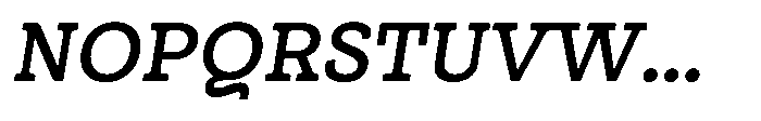 UT Cazgo Oblique Font UPPERCASE