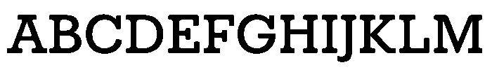 UT Cazgo Regular Font UPPERCASE
