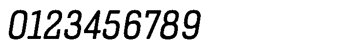UT Garoga Oblique Rounded Font OTHER CHARS