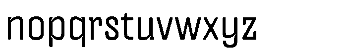 UT Garoga Rounded Font LOWERCASE