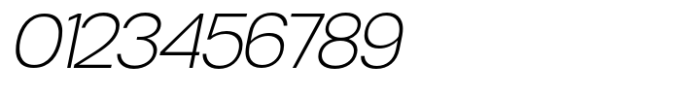 UT Glasgow Grotesk Extra Light Italic Font OTHER CHARS