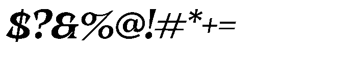 UT Khamun Oblique Font OTHER CHARS
