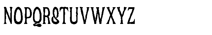 UT Matemija Distort Font UPPERCASE