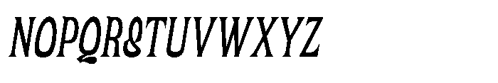 UT Matemija Oblique Font UPPERCASE