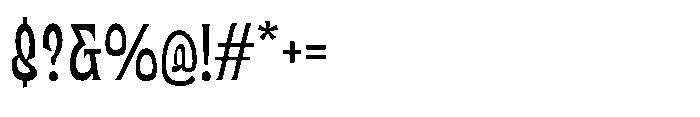 UT Matemija Regular Font OTHER CHARS