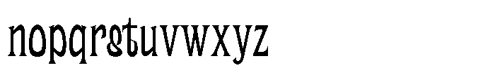 UT Matemija Regular Font LOWERCASE