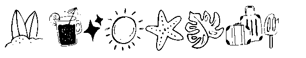 UT Mynabali Dingbats Font UPPERCASE