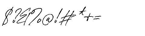UT Mynabali Script Font OTHER CHARS