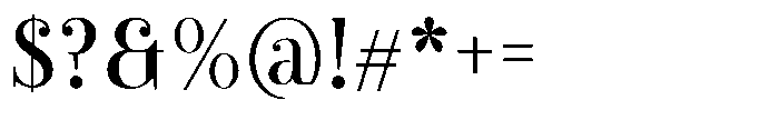 UT Mynabali Serif Font OTHER CHARS