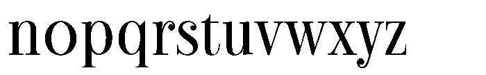 UT Mynabali Serif Font LOWERCASE