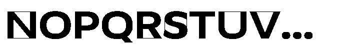 UT Noxdev Close Font UPPERCASE