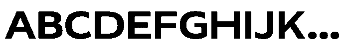 UT Noxdev Open Font UPPERCASE