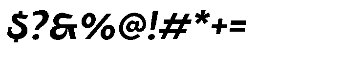 UT Ogah Oblique Font OTHER CHARS