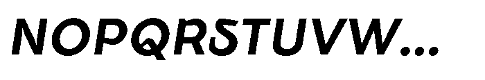 UT Ogah Oblique Font UPPERCASE