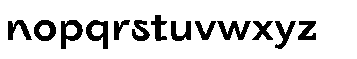 UT Ogah Regular Font LOWERCASE